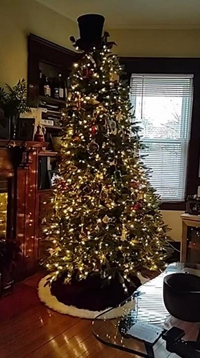 AxiaTool - 360-Degree Rotating Christmas Tree Stand w/ 3 Settings