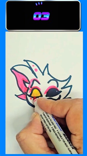 How to draw Angel Dust Morningstar from Hazbin Hotel in 30 seconds #viral #shorts #drawing #art