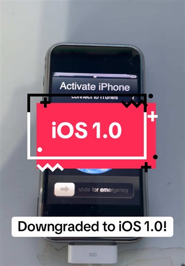 Downgraded iPhone 2G to iOS 1.0: A Step-by-Step Guide