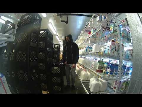 Dairy department at Walmart