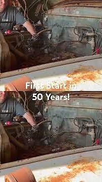 Old Farm Truck Running after 50 years!