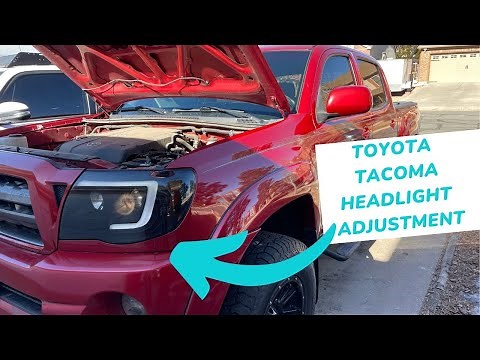 How to Adjust Toyota Tacoma Headlight Angle