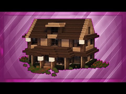 Minecraft: How To Build A Cabin Tutorial (#1)