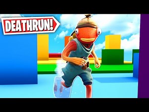 The INSANE RAINBOW Sky Deathrun Map! (Fortnite Creative Mode)