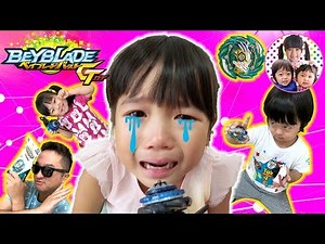 まりちゃんが大号泣！ ベイブレードバーストで対決をしたよ！ 1位はだれかな？ ひみつ×戦士ファントミラージュ！ いずちゃんはおねえちゃんにやさしくしてあげたよ♪ 3人きょうだい