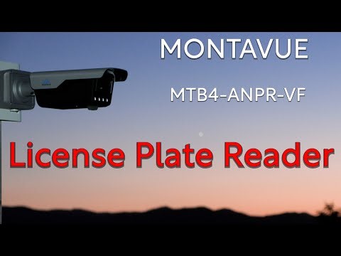 MTB4-ANPR-VF Infographic | License Plate Reader Camera | Active Deterrence Siren Lights 2-Way Audio