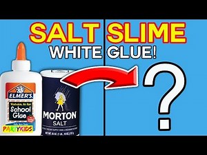 How To Make Slime With Glue, Water and Salt!! (TESTING WHITE GLUE)