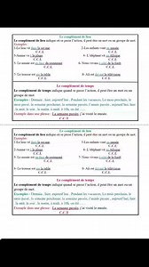 Le complément de lieu et de temps | قناة تعليمية