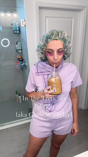 1.9M views · 10K reactions | GRWM- In The Trenches (aka Curly Washday) #curly #curlygirl #hairtutorial #hairstyles #curlyhairtutorial #curlyhairstyles #curls #curlyhair#grwm #grwmroutine #getreadywithme | Nikki_With_The_Good_Curls | Facebook