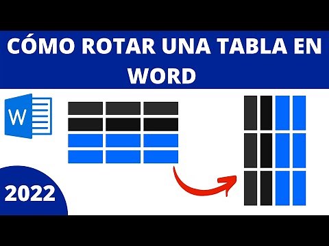 CÓMO ROTAR UNA TABLA EN WORD
