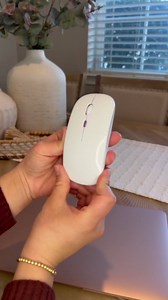 LED Wireless Mouse for Laptop/MacBook/iPad - Built-in Mouse Jiggler & 4-Mode (Bluetooth 5.2/3.0 & 2.4GHz USB-A/C) Rechargeable Silent Mouse Multi-Device Compatible with macOS/iOS/Windows/Android