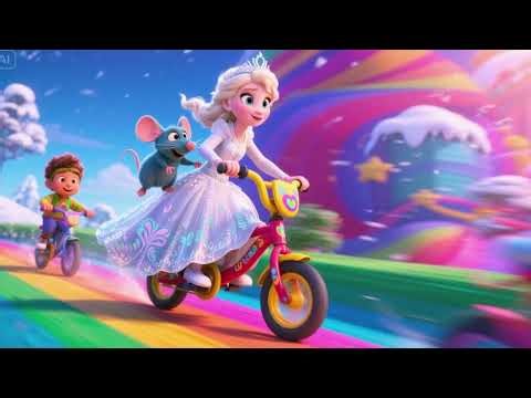 "Elsa & Mice Tomato Bike Ride 2! 🚲🍅 | More Fun Adventures for Kids!"