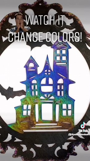 1K views · 12 reactions | Mood Ring Color Changing Halloween Decor 朗 | SolarColorDust.com | Facebook