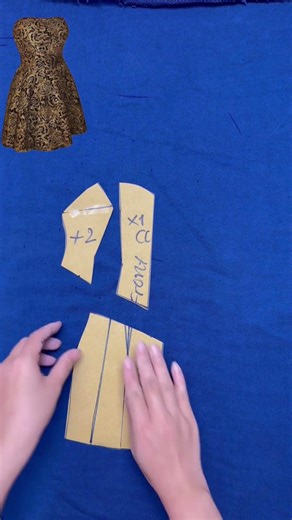 Classic Feminine Dress Pattern Design Tutorial #sewing #patterndesign #pattern