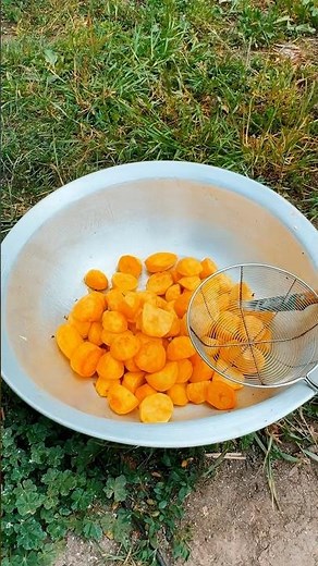 ASMR: Frying Golden Potato Wedges 🥔🔥