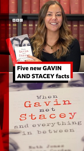 Ruth Jones and James Corden have written a new book revealing behind the scenes details from their hit comedy Gavin & Stacey. BBC reporter Tink Llewellyn shares highlights from When Gavin Met Stacey And Everything In Between. Read more: https://bbc.in/43avJ83 | BBC Wales News