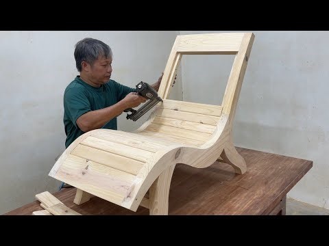 Amazing Master Carpenter Woodworking Project - Idea Build A Simple Chair Anyone Can Do With This Way
