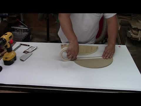 Part 2, MLCS Woodworking Assembly of the Router Compass Adjustable Circle Jig.