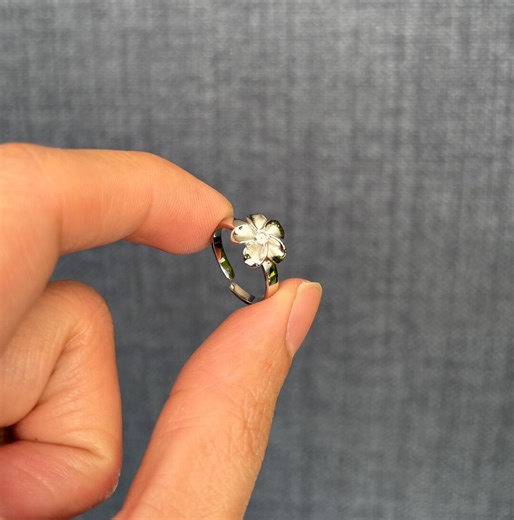 Sterling Silver Plumeria Scroll Toe Ring - Adjustable Size 3 - 6 Hawaiian Flower Ring, Adjustable Open Toe Ring, Island Style Jewelry Gift - Etsy