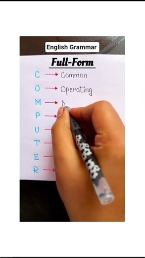 COMPUTER Full Form Explained in 10 Seconds 💻✨Do You Know the Full Form of COMPUTER? 🤔💻 #Shorts