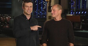 'Hunger Games' star Woody Harrelson an easy target in 'SNL' promos