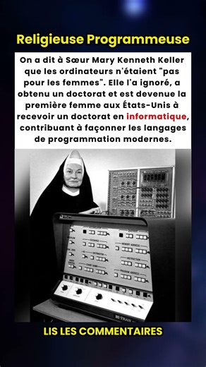 La religieuse qui a ignoré le sexisme et révolutionné la programmation ! 👩‍💻✝️