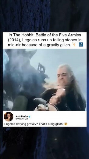 Legolas Defies Gravity in Hobbit Battle Scene