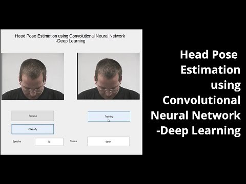 Head Pose estimation using Matlab