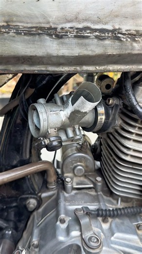 modified carburetor installation 🛠️ #carburator #mechanic #unitedkingdom