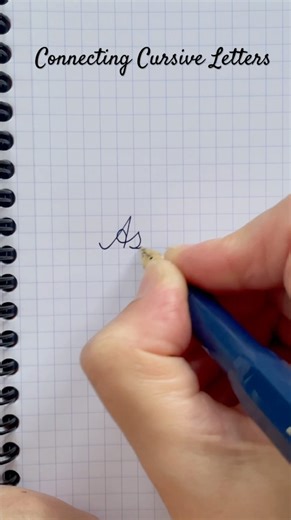 How to Connect Cursive A to s | Connecting cursive letters | cursive handwriting