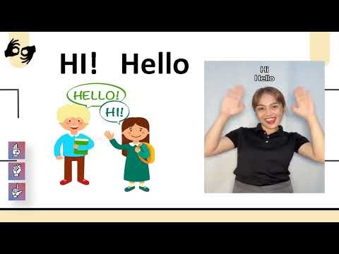 BASIC FILIPINO SIGN LANGUAGE- GREETINGS