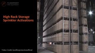 1.3K views · 13 reactions | Sprinkler activation in high rack...