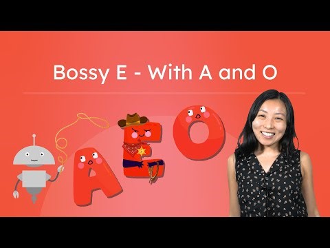 Bossy E - With A and O - CVCe Words
