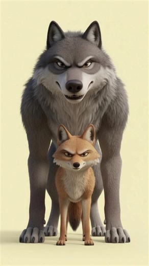 What If a Wolf Met a Coyote?#Coywolf #Wolf #Coyote #AnimalHybrid #wildlifefacts