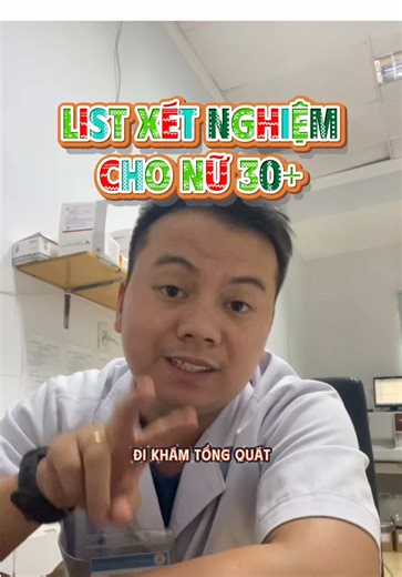 Chỉ dẫn xét nghiệm sức khỏe cho phụ nữ 30 tuổi