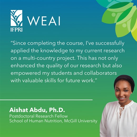 ️ The pro-WEAI Distance Learning Course Modules 1, 2, and 3 are now...