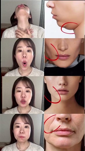 Korean Face Yoga for Double Chin & Jawline Lift in 7 Days | Slim Face Exercise