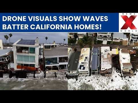 Southern California Coastline Pounded As Massive Waves Hit Homes | NewsX World