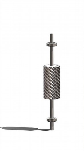 new design on SolidWorks helical part rotation