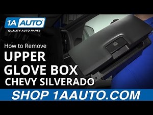 How to Remove Upper Glove Box 14-19 Chevy Silverado
