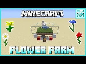 Minecraft 1.14: Auto Flower Farm Tutorial