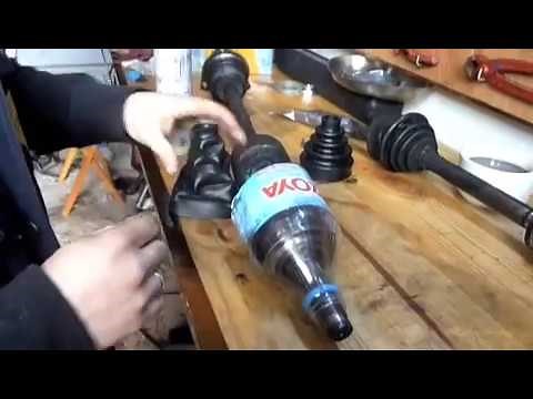 Cambiar fuelles de transmisión