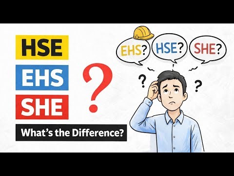 HSE, EHS, SHE में क्या Difference है? | Complete Explanation in Hindi | Health Safety Environment