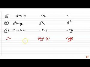 ALGEBRAIC EXPRESSIONS NCERT CLASS 7 CHAPTER 12 Example QUESTION - 2 - MATHS CBSE, RBSE, UP BOARD...