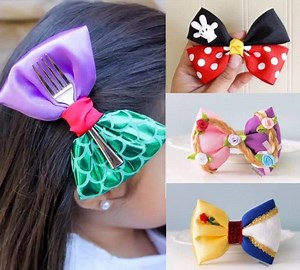 These Disney princess bows are so creative--and just downright adorable!!! I'm going to be stocking up for our Disney trip! Find them HERE---> http://shopstyle.it/l/esaE (affiliate link) | HowDoesShe