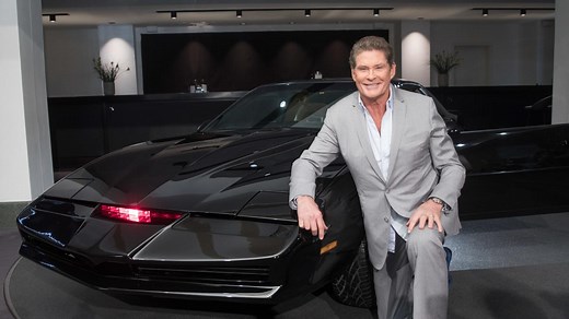 Ein Mann und sein Auto: David Hasselhoff und K.I.T.T. sehen sich wieder