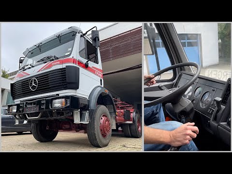 Mercedes-Benz SK 1729 V8 [DRIVING and V8 SOUND] Oldtimer Lkw