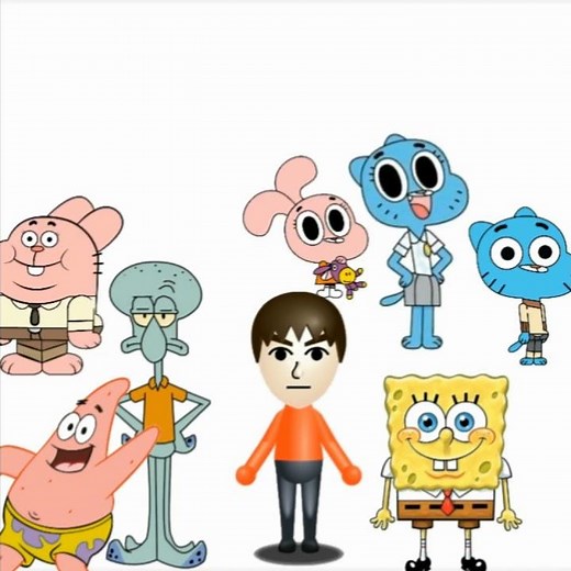 all the characters I'm adding to my tamagotchi life living the dream when I get it in July