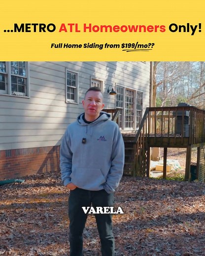 "Full Home Siding Installation as low as $199/mo?" Prepare your home for winter! End of year special for Georgia homeowners! If you're looking to replace your Siding - we can help with that! 💪 When you book your siding project with M&M Home Exteriors: ✔️ Say goodbye to rotting, cracks, chipping & burns ✔️ Choose from modern, durable and energy efficient styles and textures ✔️ Every product includes a full Lifetime Limited Warranty ✔️ Get absolutely NO pressure (and free) estimates. Click 'Learn