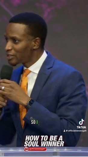 55K views · 965 reactions | Winning souls for Christ isn't about fancy words or eloquent speeches.May the Holy Spirit continue to guide and grant you utterance as you reach out to the souls around you in Jesus name. Amen! Watch the full message on YouTube: Official Steve OgahMessage Title: How To Be A Soul Winner#SteveOgah #SoulWinning #SpreadTheGospel | Ogah Stephen | Facebook
